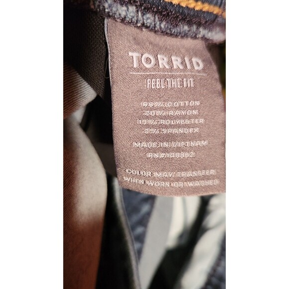 Torrid Womens Jeans Blue Size 2R Jegging Denim Cotton Blend 20W x 36L - Picture 7 of 7